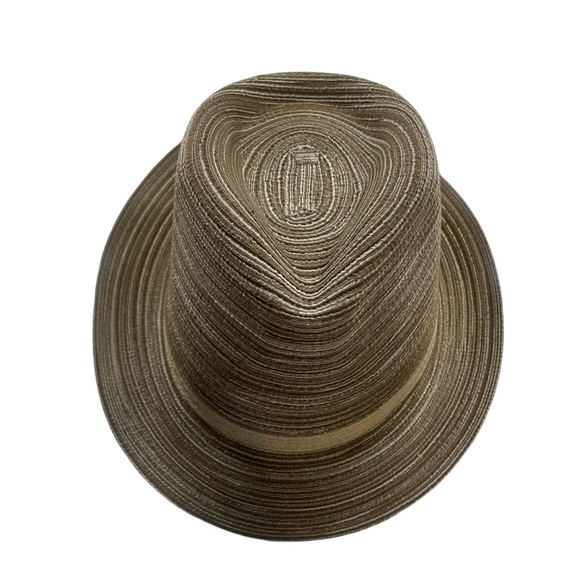 Four Buttons San Diego co,tan,cream, Beige,multi colored,Fedora,sun hat,one size - Picture 5 of 6